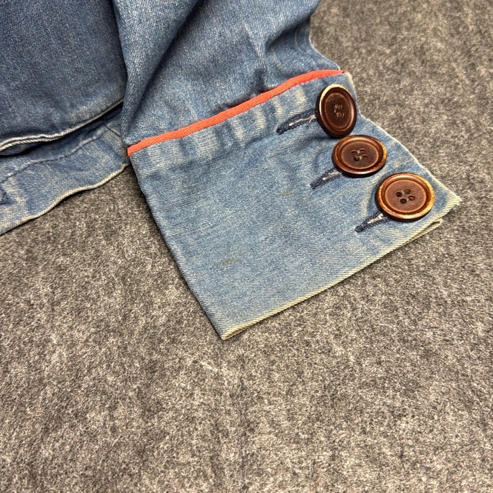 Marc Jacobs Blue Jean Jacket Double-Breasted - Picture 5 of 10